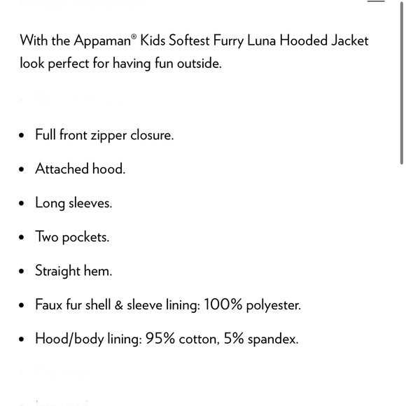 Appaman Kids Softest Furry Luna Hooded Jacket - Picture 4 of 9